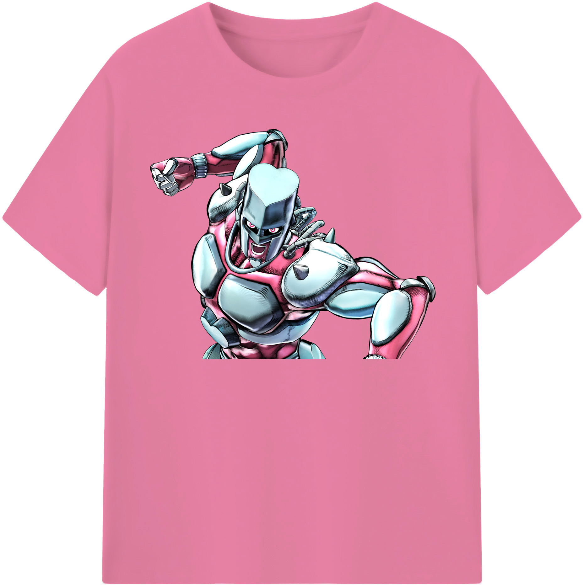 （画像用） ジョジョの奇妙な冒険 ひがしかた じょうすけ JoJo's Bizarre Adventure Higashikata Josuke 綿100％半袖Tシャツ（フロントプリント）